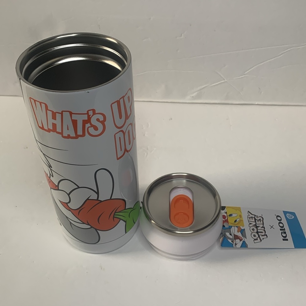 Looney Tunes Bugs Bunny 16 oz Tumbler Igloo Cooler Can New